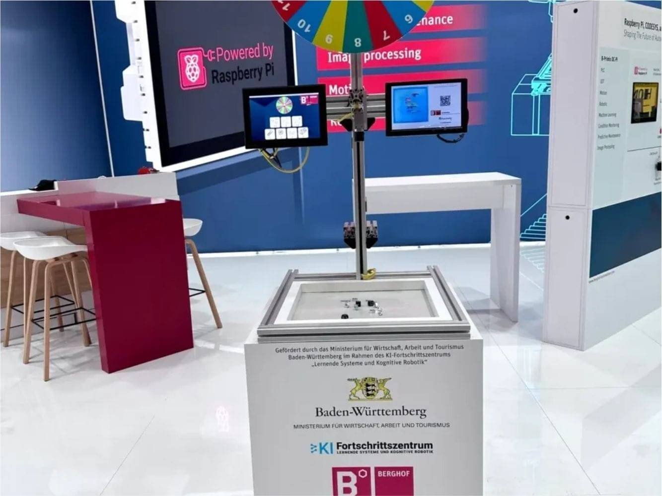 Messestand berghof sps 3