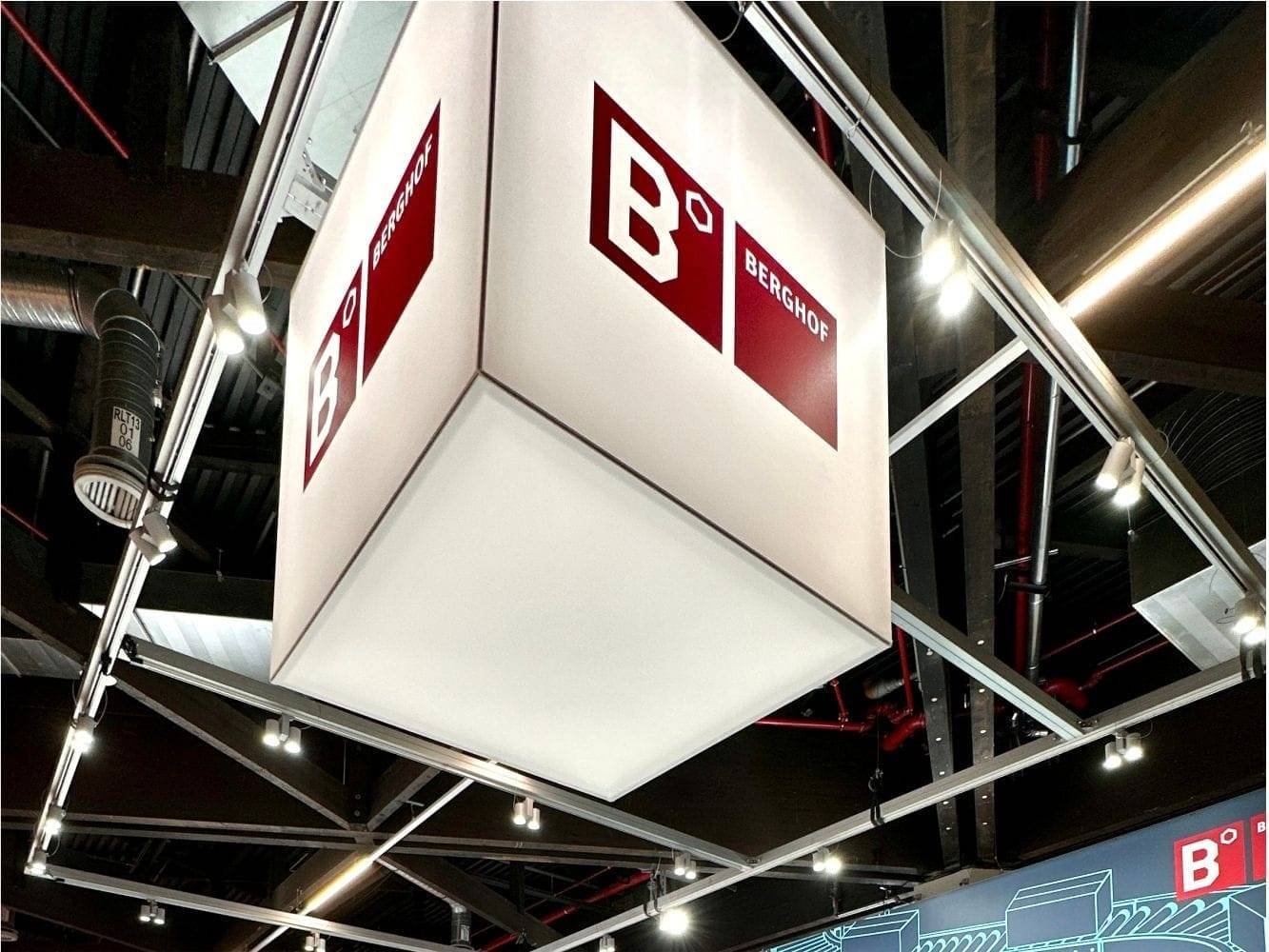 Messestand berghof sps 5