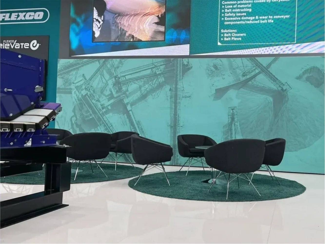 Messestand flexco bauma 1