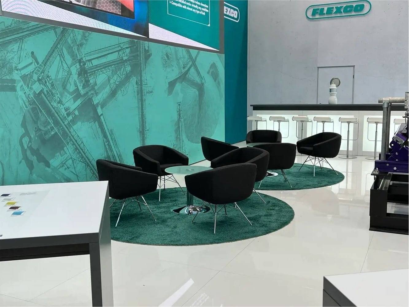 Messestand flexco bauma 3