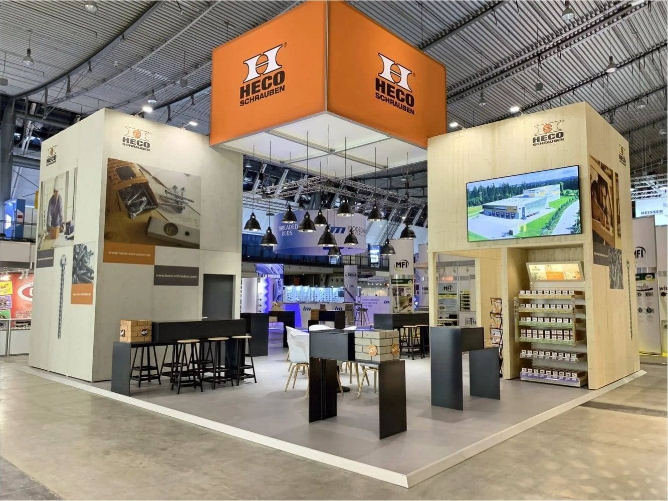 Messestand heco dachholz